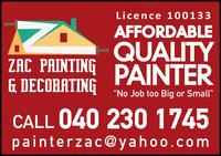ZAC PAINTING & DECORATING Company Logo by ZAC PAINTING & DECORATING in BALDIVIS WA